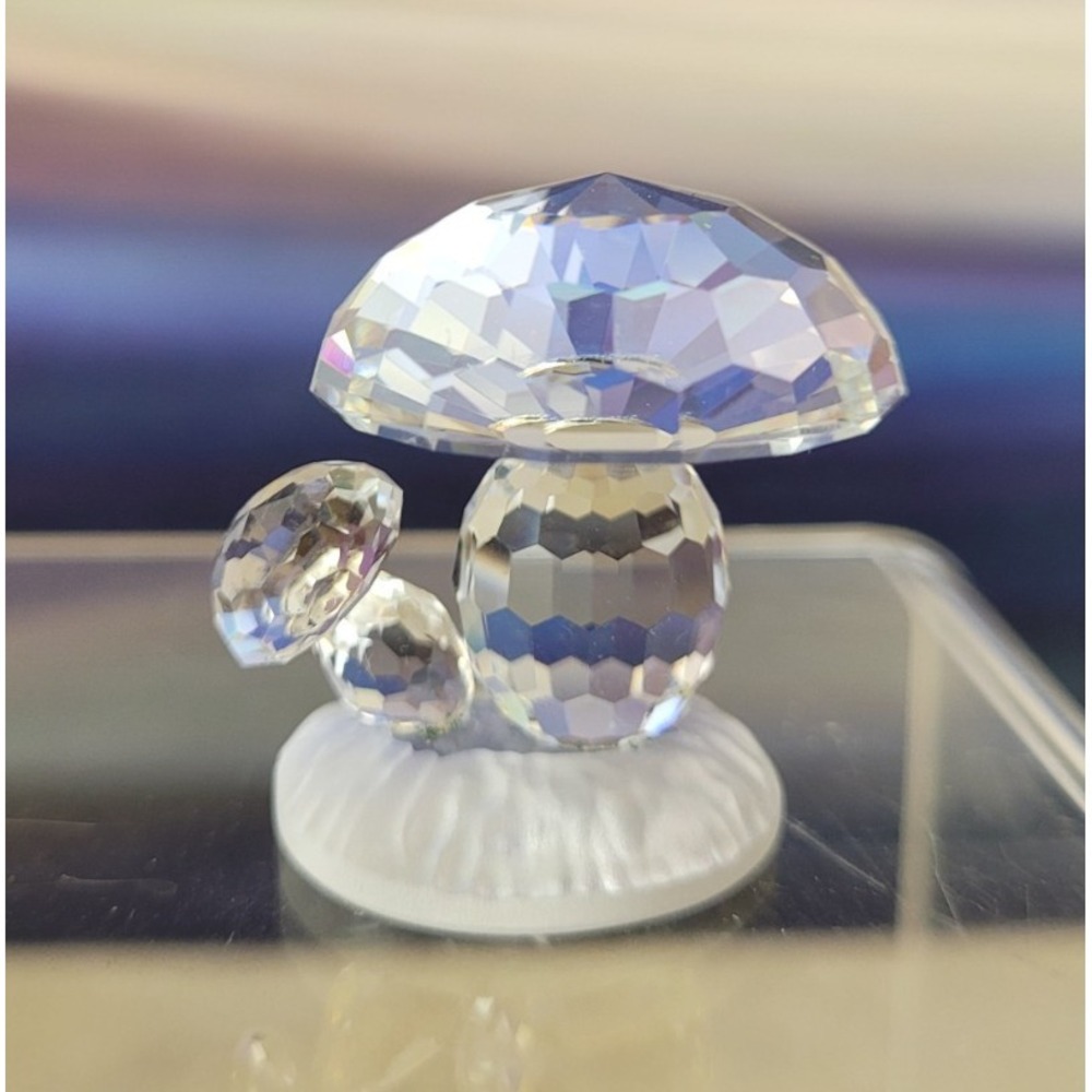 SWAROVSKI Crystal Mushrooms from Woodland Friends Collection - Vintage - Picture 4 of 6